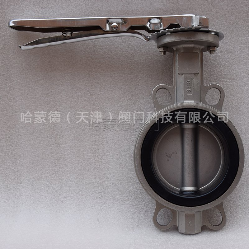 D71PX-16手柄对夹式软密封不锈钢蝶阀