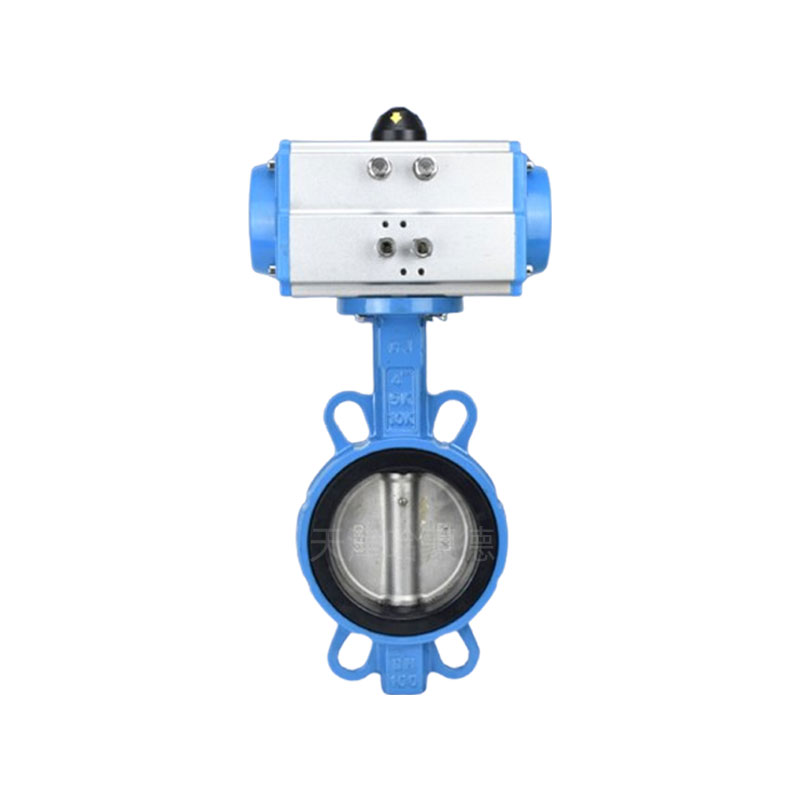 哈蒙德D671X-16Q气动蝶阀对夹开关阀门DN50 65 80 100 125 150 200 250 300