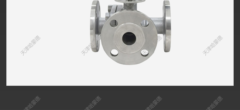 哈蒙德Q644/5F-16P气动不锈钢法兰三通球阀L型T型换向阀灌装切换阀蒸汽水304.jpg