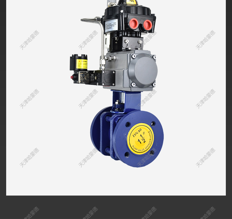 哈蒙德Q641TC-16C防爆气动陶瓷球阀隔爆电厂石灰浆液耐磨损耐腐蚀耐冲刷阀门.jpg
