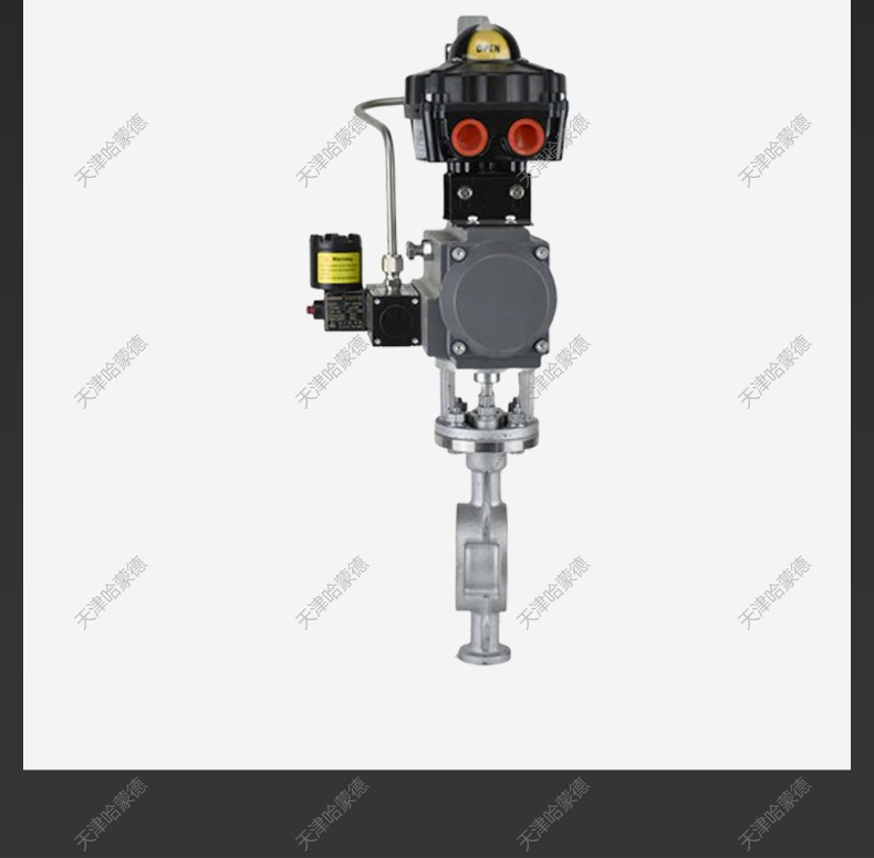 哈蒙德D673W-16P防爆型气动硬密封蝶阀304不锈钢三偏心对夹式高温蒸汽阀门.jpg