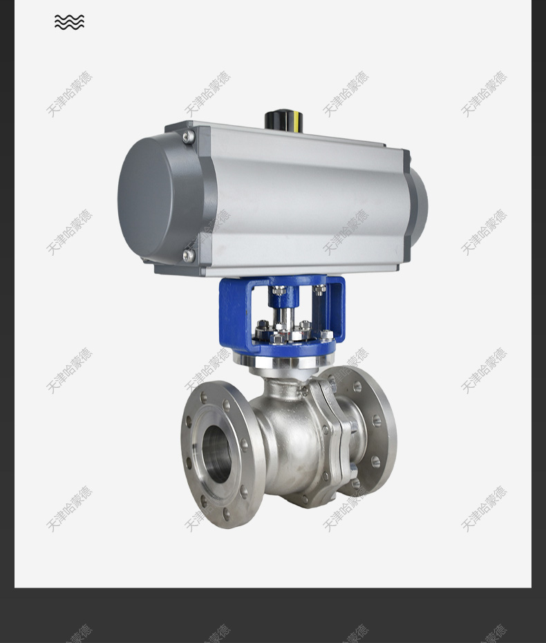 哈蒙德气动硬密封法兰球阀不锈钢304/316切断阀高压温Q641H/Y40P.jpg