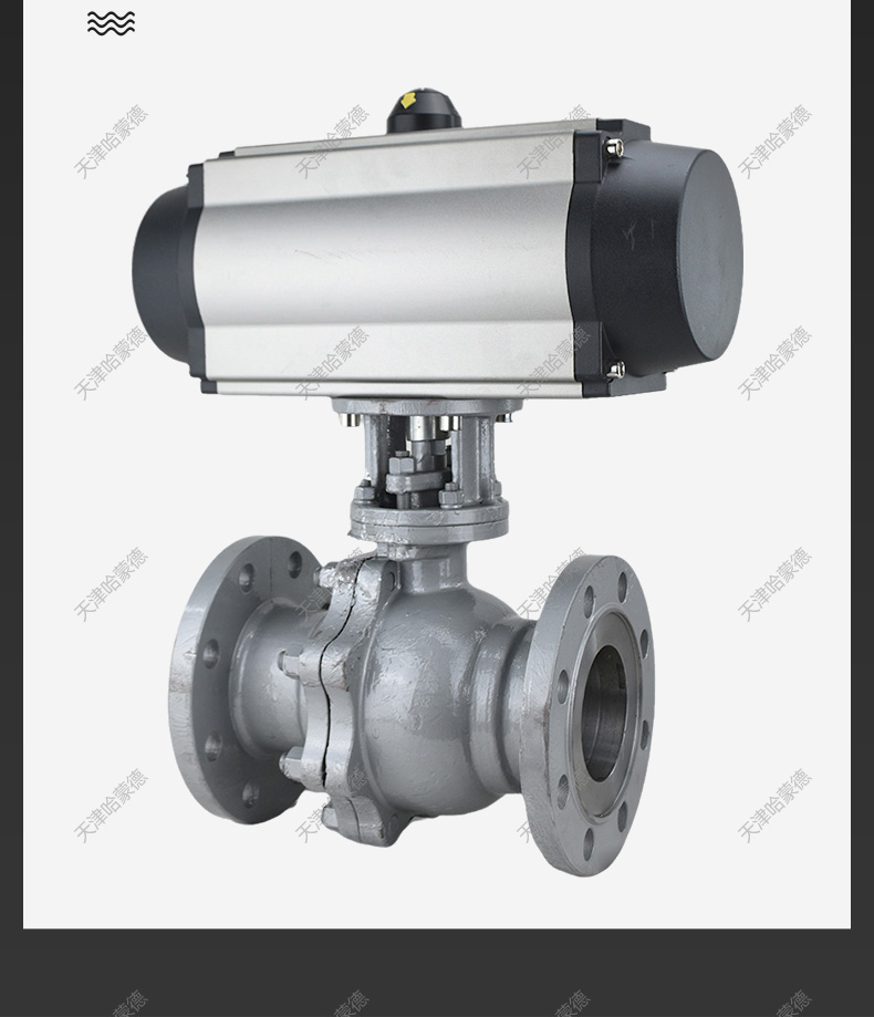 哈蒙德铸钢法兰气动硬密封球阀碳钢O型切断阀高压高温阀Q641H40C.jpg