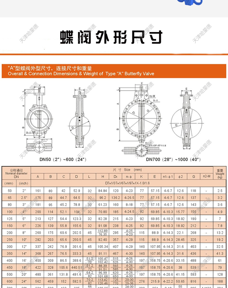 哈蒙德WD671FKM16高温耐酸碱耐腐蚀软靠背FKM软密封对夹气动蝶阀.jpg
