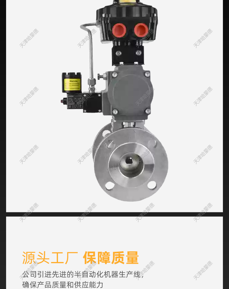 哈蒙德API美标304/316不锈钢法兰防爆气动球阀Q641F150LB ANSI.jpg