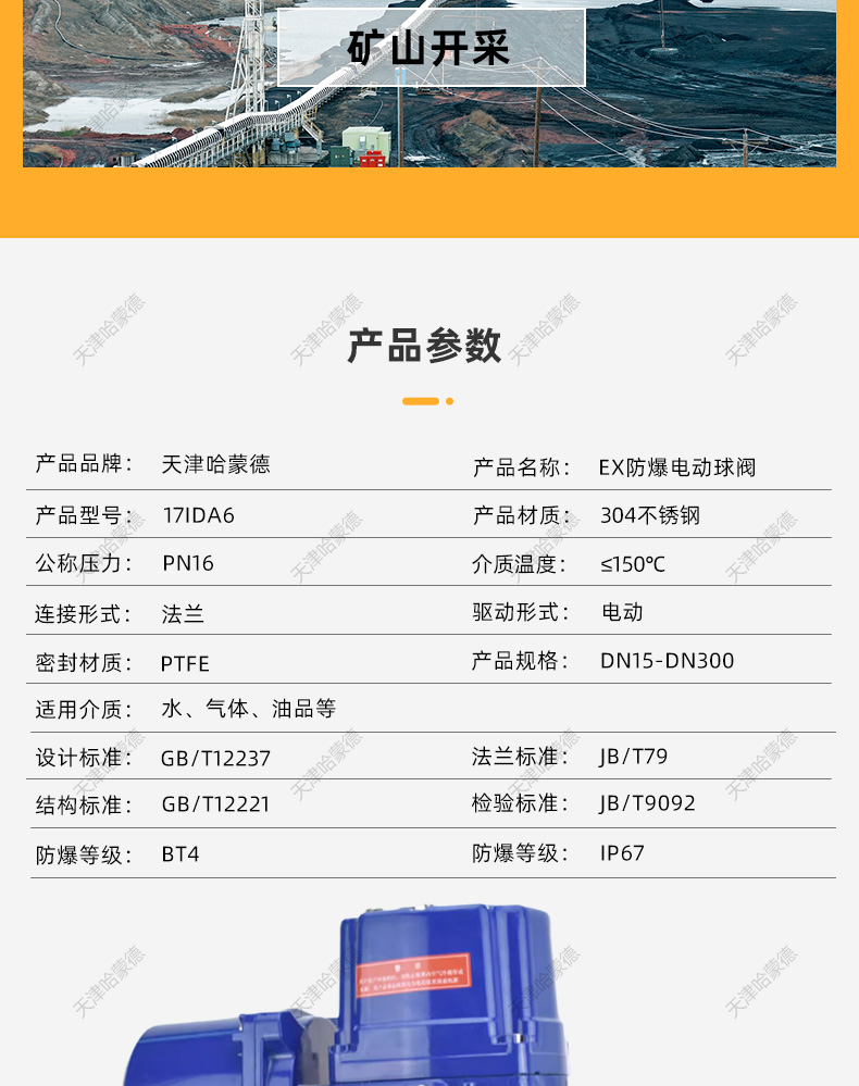 哈蒙德Q941F防爆调节型电动法兰球阀DN32 40 50 65 80 100 125.jpg