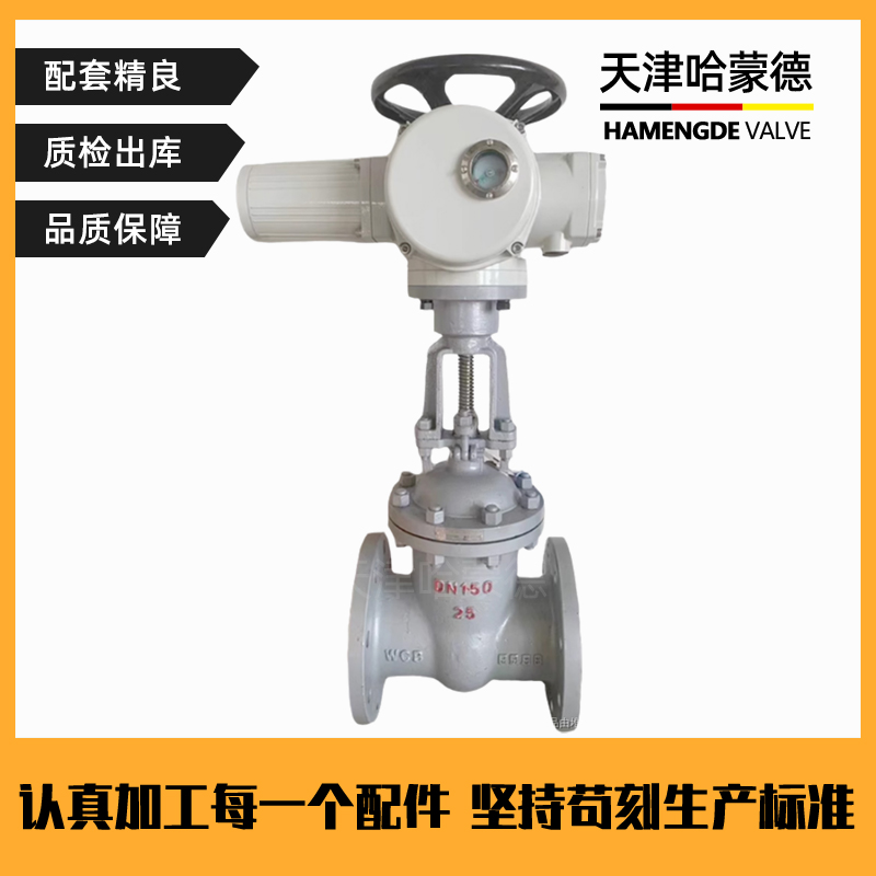 哈蒙德铸钢电动法兰闸阀Z941H16C锅炉电站温蒸汽导热油AC380V