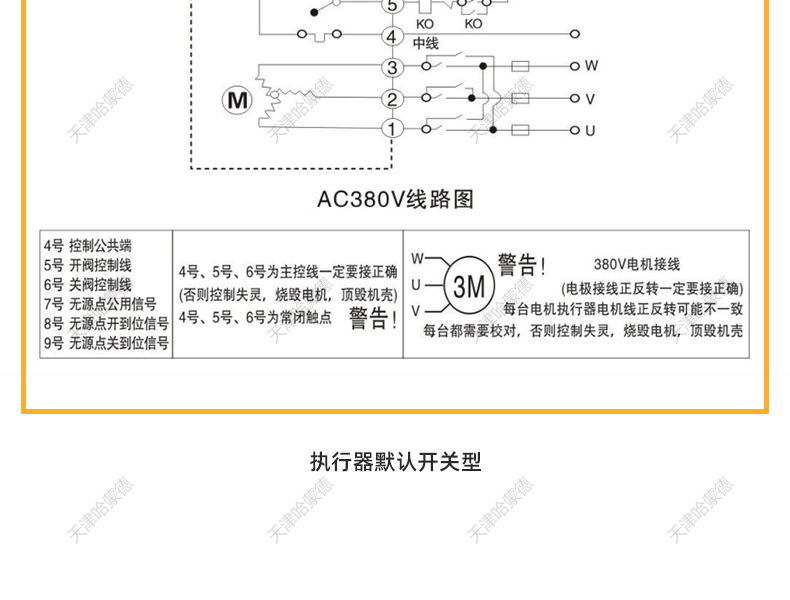 哈蒙德D971F-16P防爆不锈钢电动四氟蝶阀304/316材质对夹式阀门220V 380V.jpg