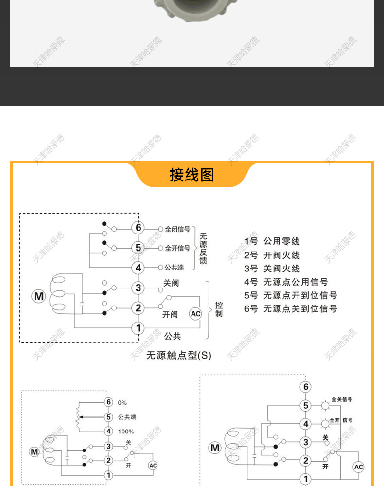哈蒙德UQ924/5F-10S pph电动三通球阀ppr转向阀换向阀L/T型热熔管道海水污水.jpg