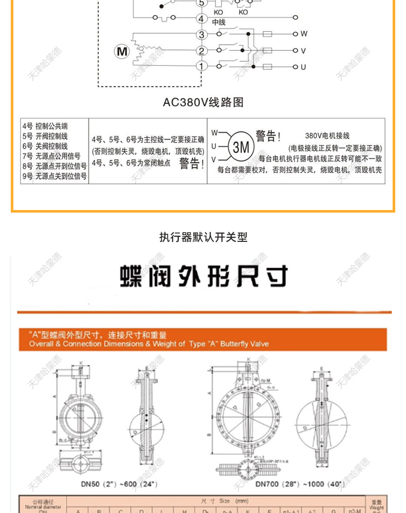 哈蒙德D971F-16P禁锌禁铜锂电池锂电不锈钢对夹式电动四氟蝶阀铁特氟龙阀门.jpg