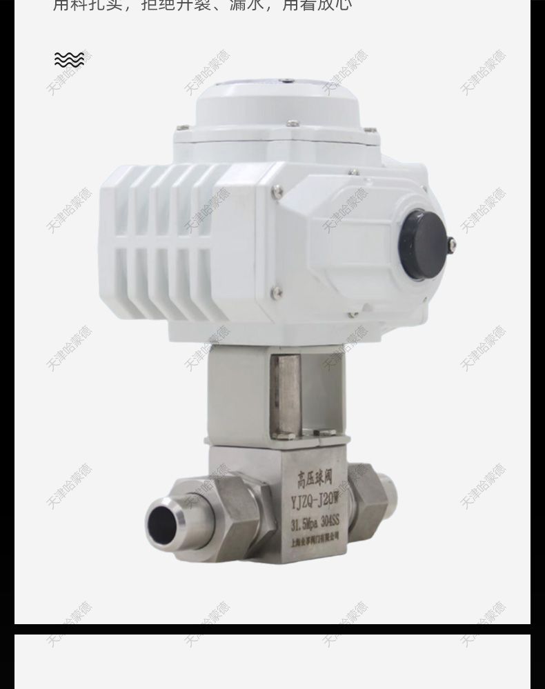 哈蒙德Q911N 304不锈钢CNG天然气BHK电动高压球阀焊接活接对焊接32MPa.jpg