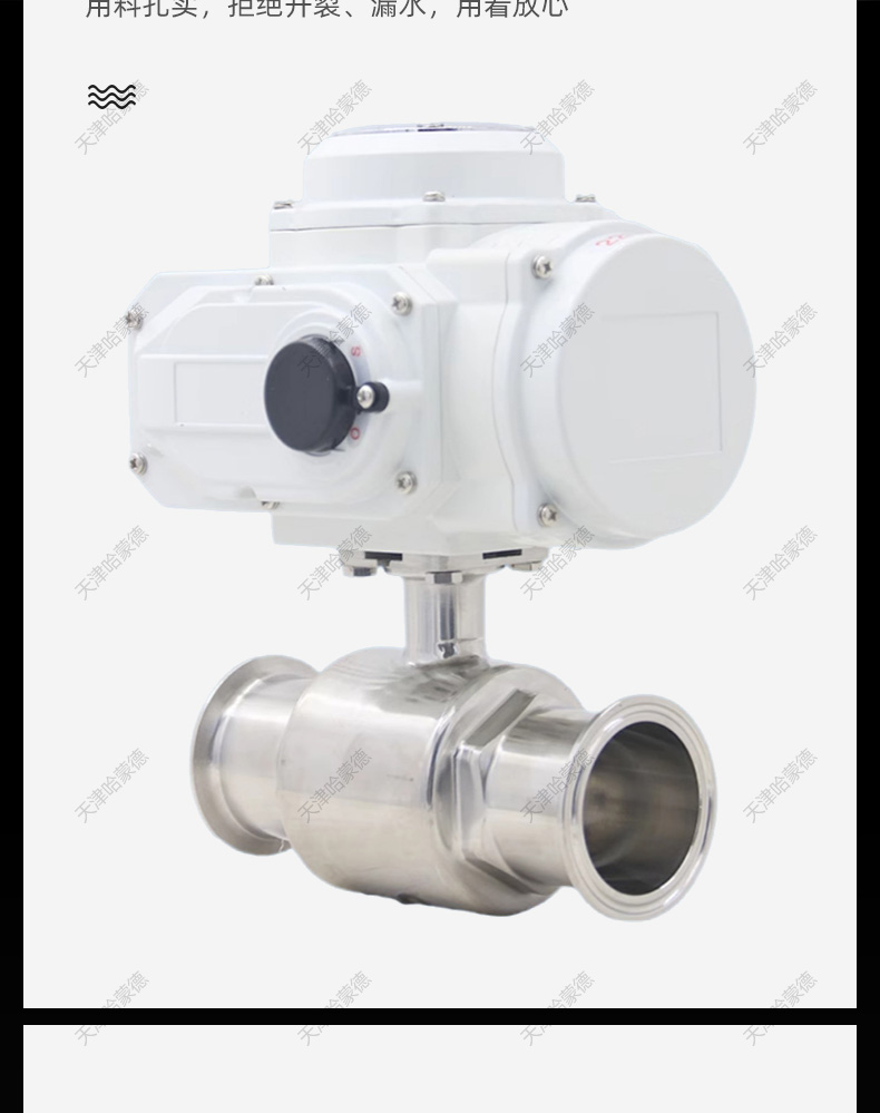 哈蒙德304不锈钢电动快装球阀卫生级316L卡盘卡箍式Q981F16P.jpg