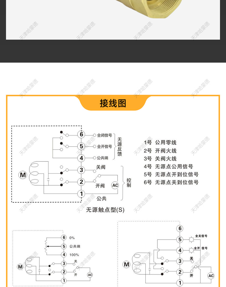 哈蒙德微型电动球阀两通阀DQF中央空调风机盘管开关/模拟量AC220V.jpg