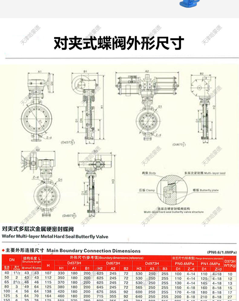 哈蒙德D973H-16C智能一体化防爆电动硬密封铸钢蝶阀碳钢调节型隔爆对夹阀门.jpg