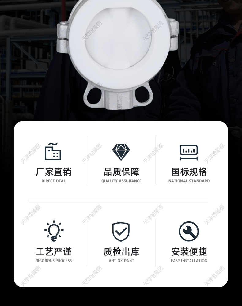 哈蒙德D941X-16Q防爆型电动法兰蝶阀软密封防水开关调节阀门24V 220V 380V.jpg