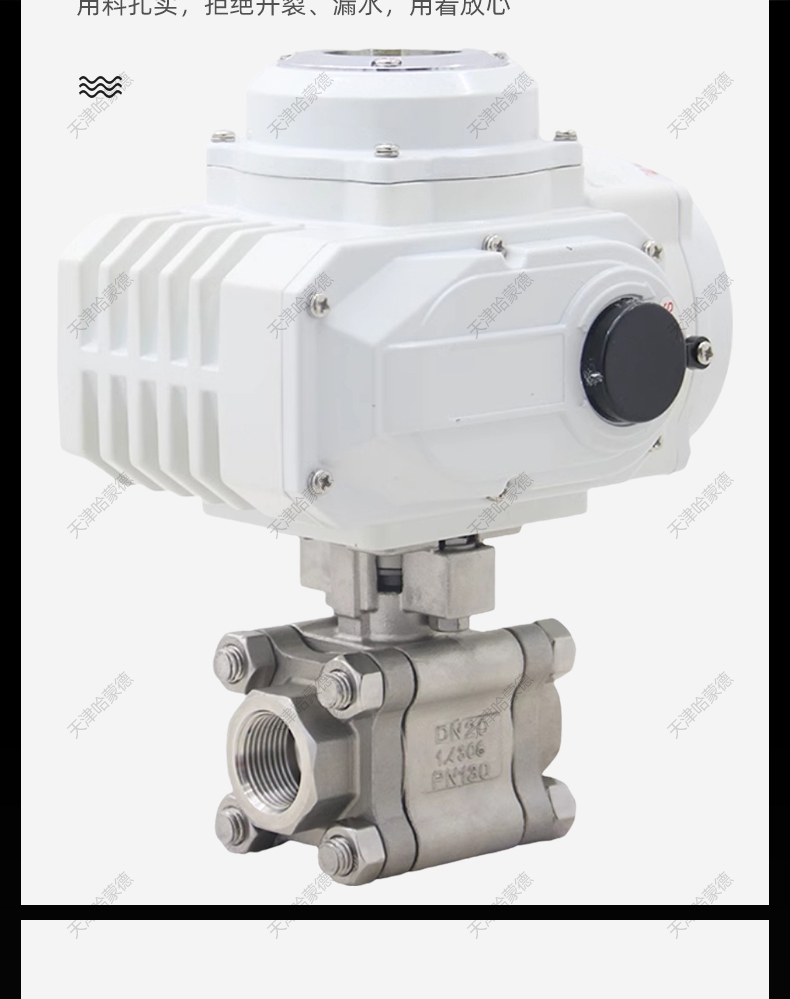 哈蒙德Q911F130P高压不锈钢三片式内螺纹电动丝扣球阀2000WOG.jpg