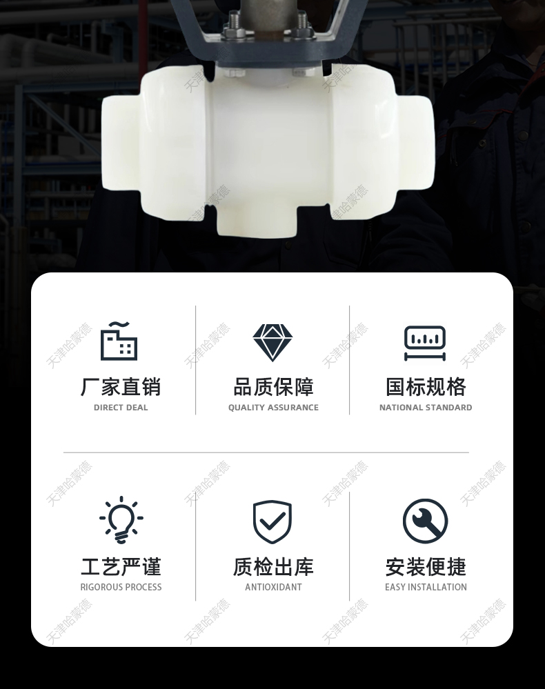 哈蒙德UQ921F-10S PVDF电动球阀双油任活接热熔开关阀门耐高温酸碱腐蚀220V.jpg