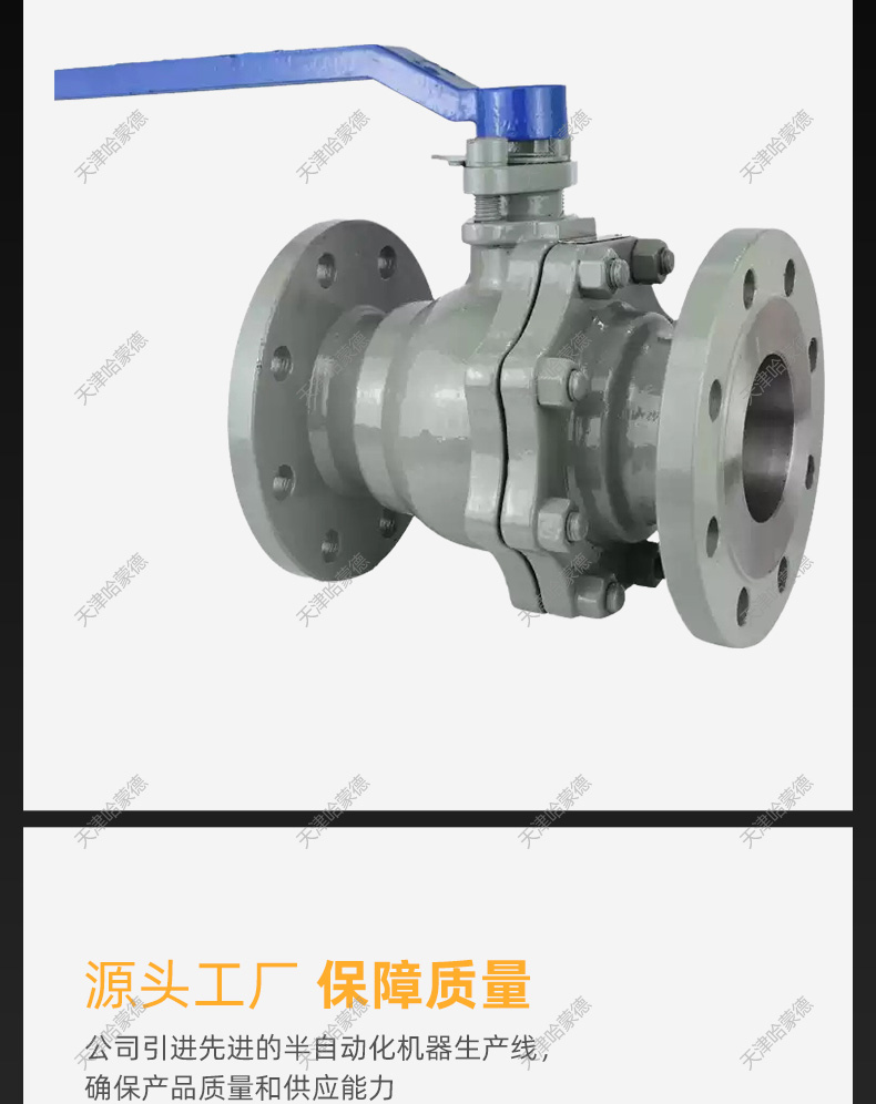哈蒙德Q41H/Y16C高温蒸汽导热油天然气铸钢法兰手动硬密封球阀.jpg