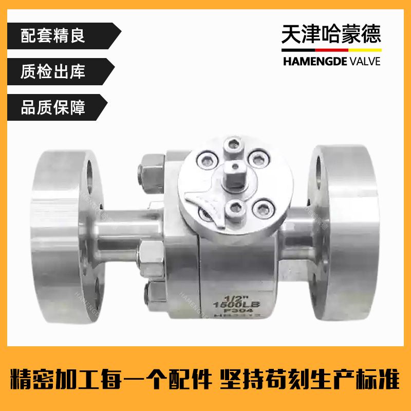 哈蒙德304/316L不锈钢高压锻钢法兰球阀Q41F1500LB燃气天然气