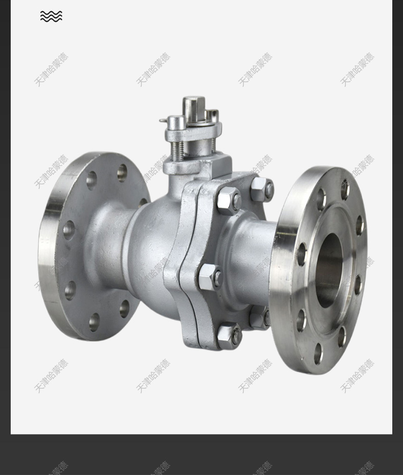 哈蒙德304不锈钢法兰手动球阀高压蒸汽燃气天然气石油Q41F40P.jpg