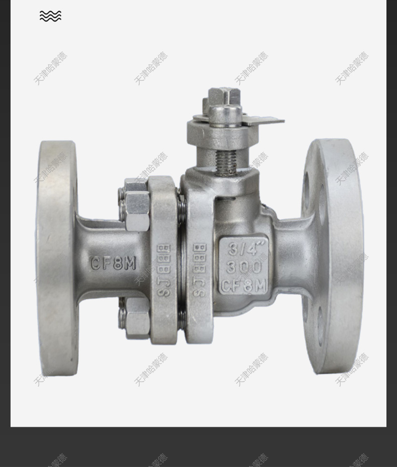 哈蒙德美标ANSI304不锈钢法兰球阀300LB高温蒸汽燃气石油柴油手动.jpg