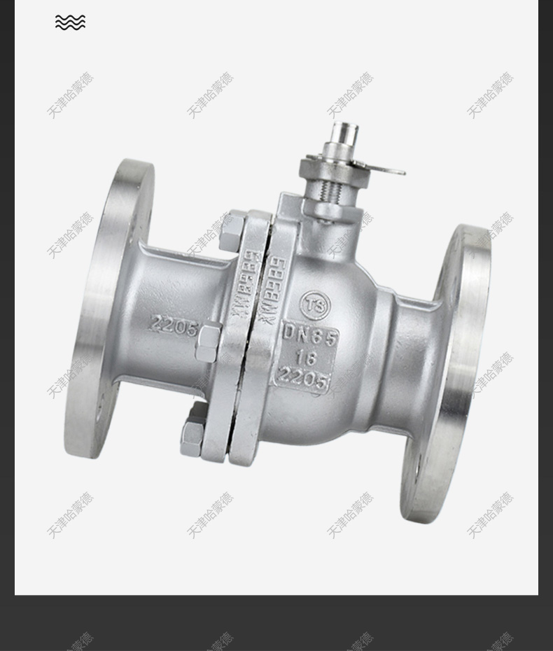 哈蒙德双相钢2205法兰球阀阀门Q41F16V 2507 904L钛TA2 PN40 64.jpg