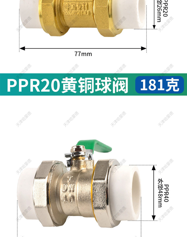 哈蒙德HMDPPRSHJTQF全铜PPR双头活接铜球阀热熔管阀门4分 6分1寸双活接球阀.jpg
