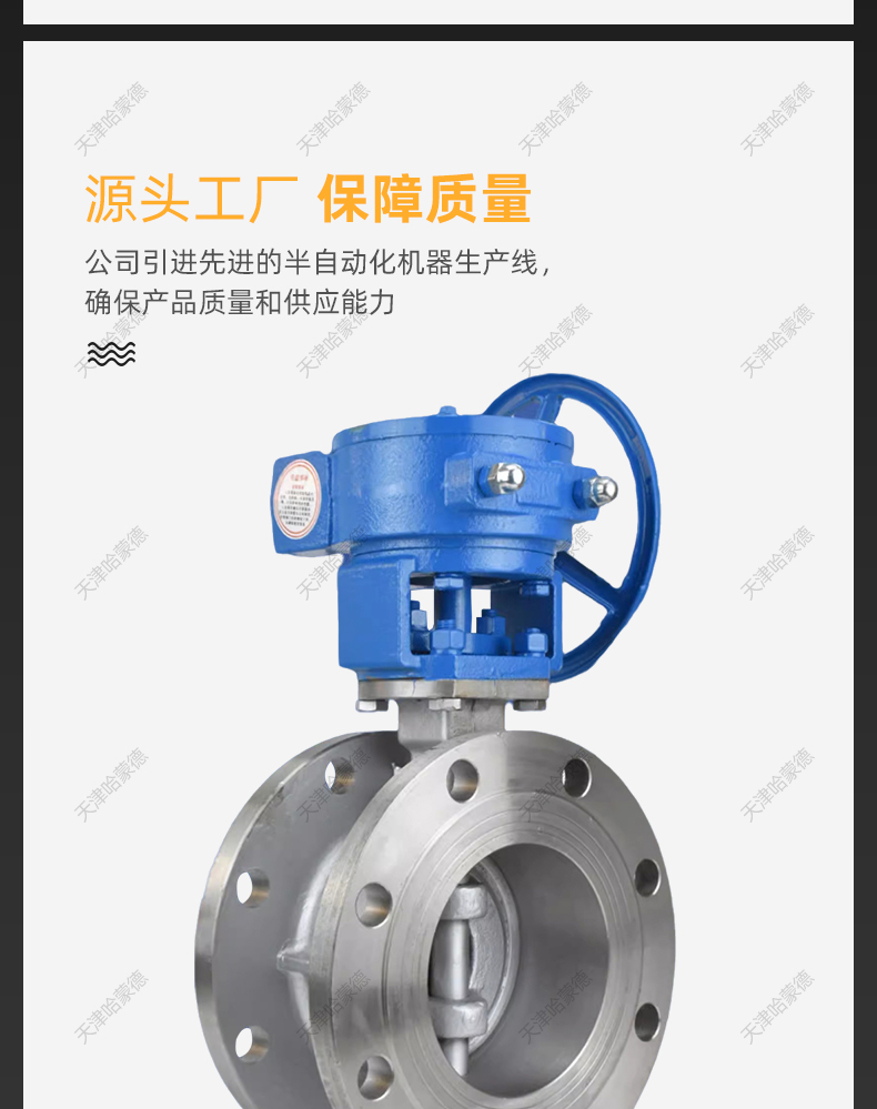 哈蒙德304不锈钢涡轮法兰硬密封三偏心蝶阀D343W高温蒸汽导热油.jpg