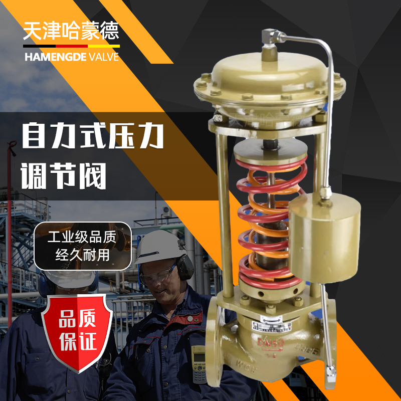 哈蒙德自力式压力调节阀ZZYP-16C氮气蒸汽天燃气燃气减压稳压阀