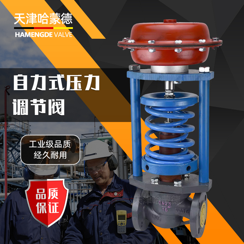 哈蒙德ZZYP-16C高温蒸汽压缩空气氮气自力式压力调节阀减压稳压阀