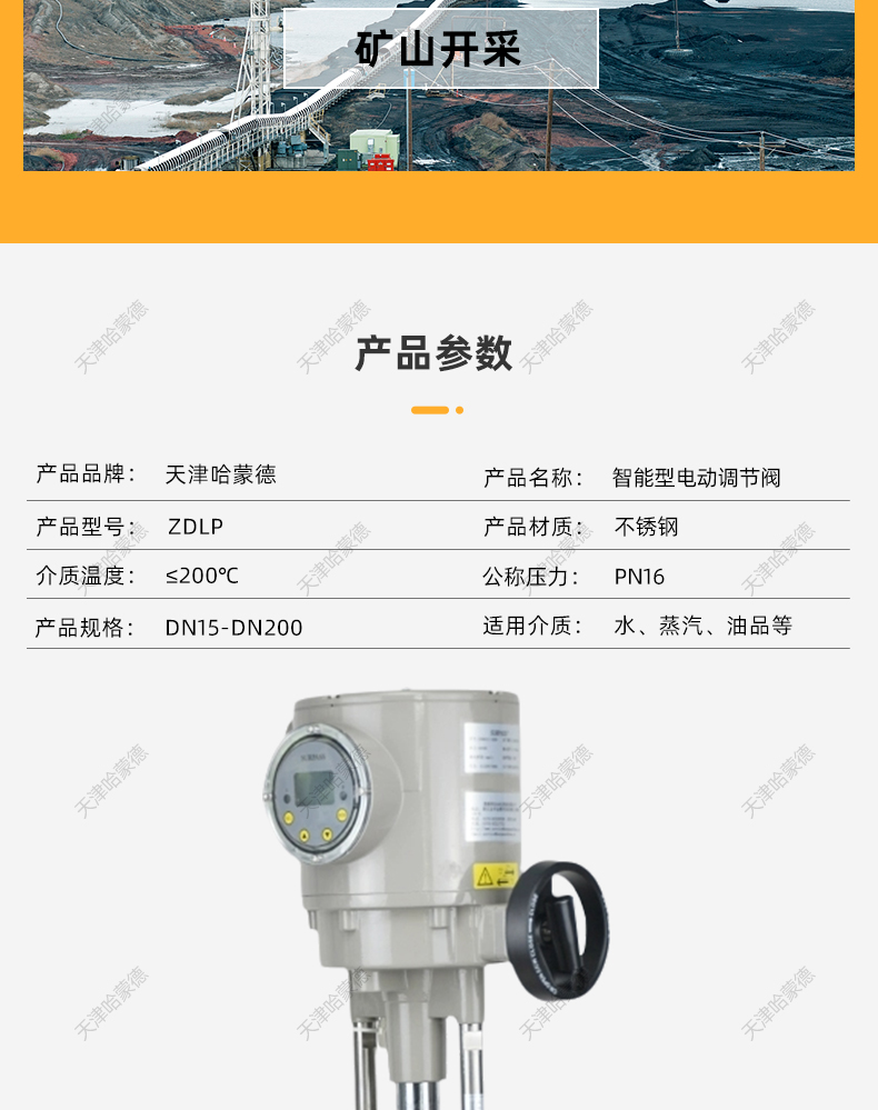 哈蒙德ZDLP SURPASS搜派师电子式智能电动调节阀420mA流量控制阀 型.jpg