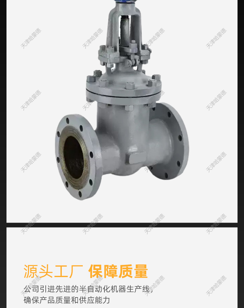 哈蒙德铸钢法兰闸阀Z41H16C耐高温蒸汽碳钢手动阀门开关DN80 100.jpg