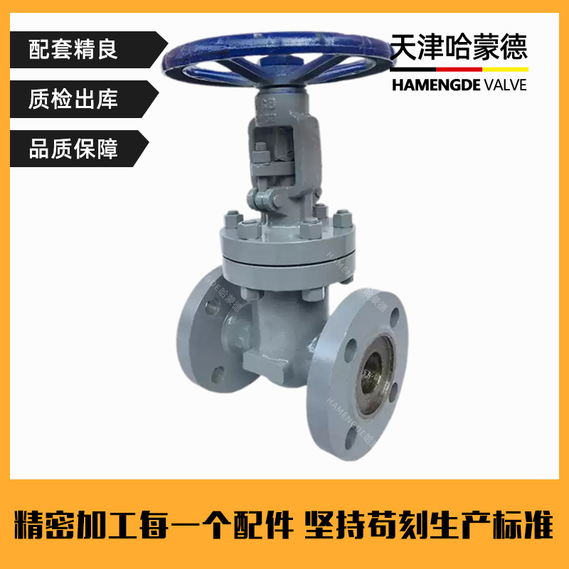 哈蒙德明杆铸钢法兰闸阀Z41H-100C电站高压高温蒸汽导热油PN100