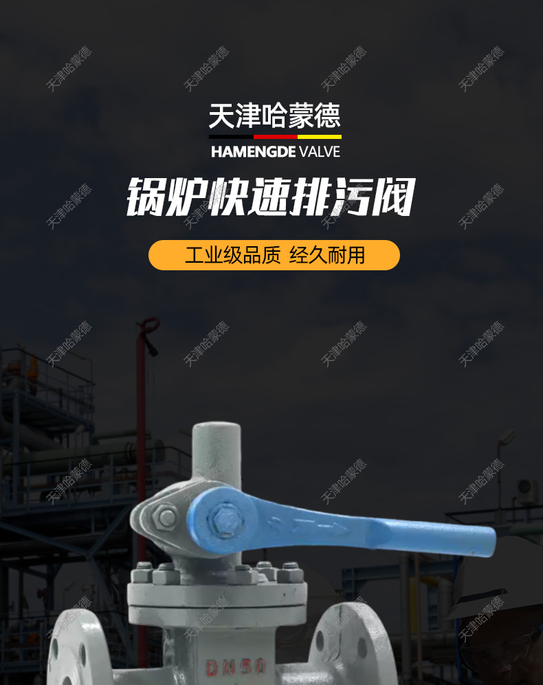 哈蒙德锅炉排污阀P48H16/25/40C铸钢闸板式快开式排污闸阀排污阀.jpg