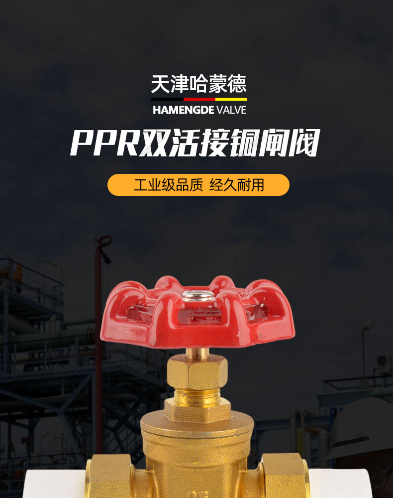 哈蒙德PPRSHJTZF截止阀双活接黄铜PPR闸阀4分自来水管热熔6分25阀门开关.jpg
