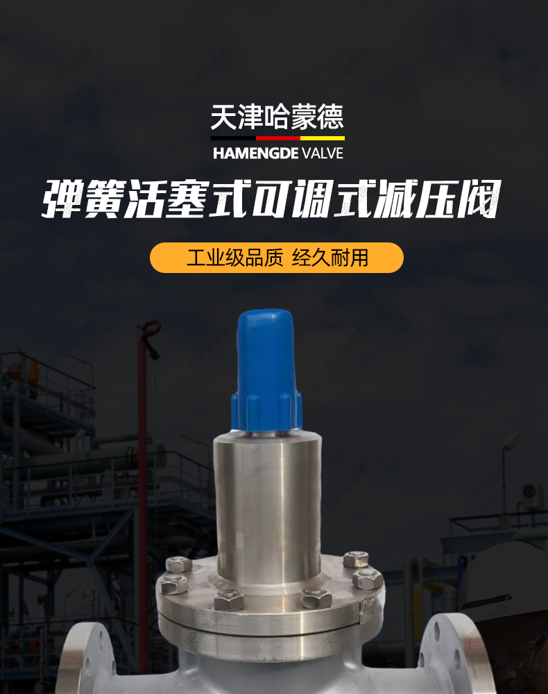 哈蒙德弹簧活塞式不锈钢法兰可调式减压阀消防自来水管道Y42X16P.jpg