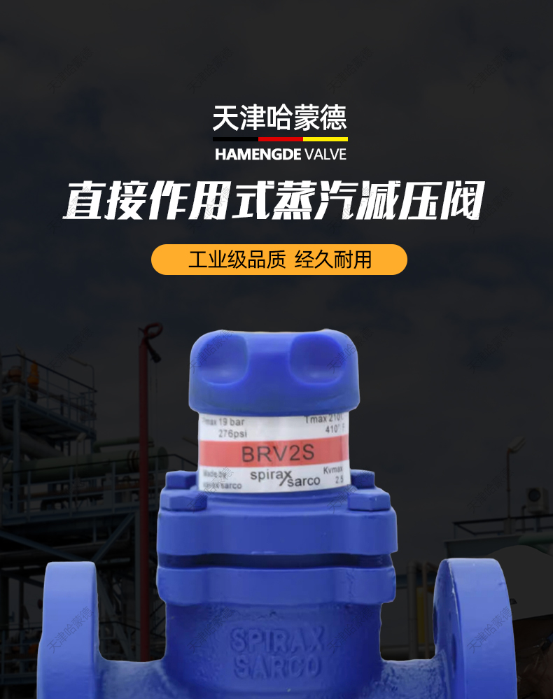 哈蒙德 斯派莎克型BRV2S直接作用式高温蒸汽减压阀DN15 20 25.jpg