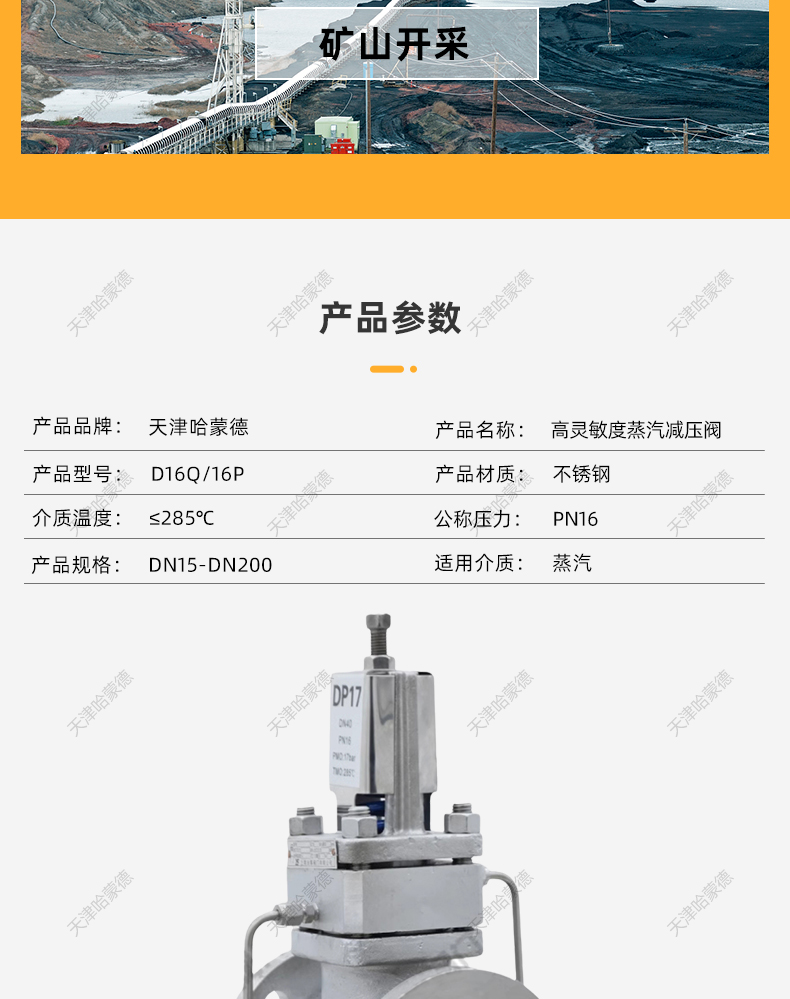 哈蒙德DP17斯派莎克式导阀型先导膜片式高灵敏度不锈钢蒸汽减压阀.jpg