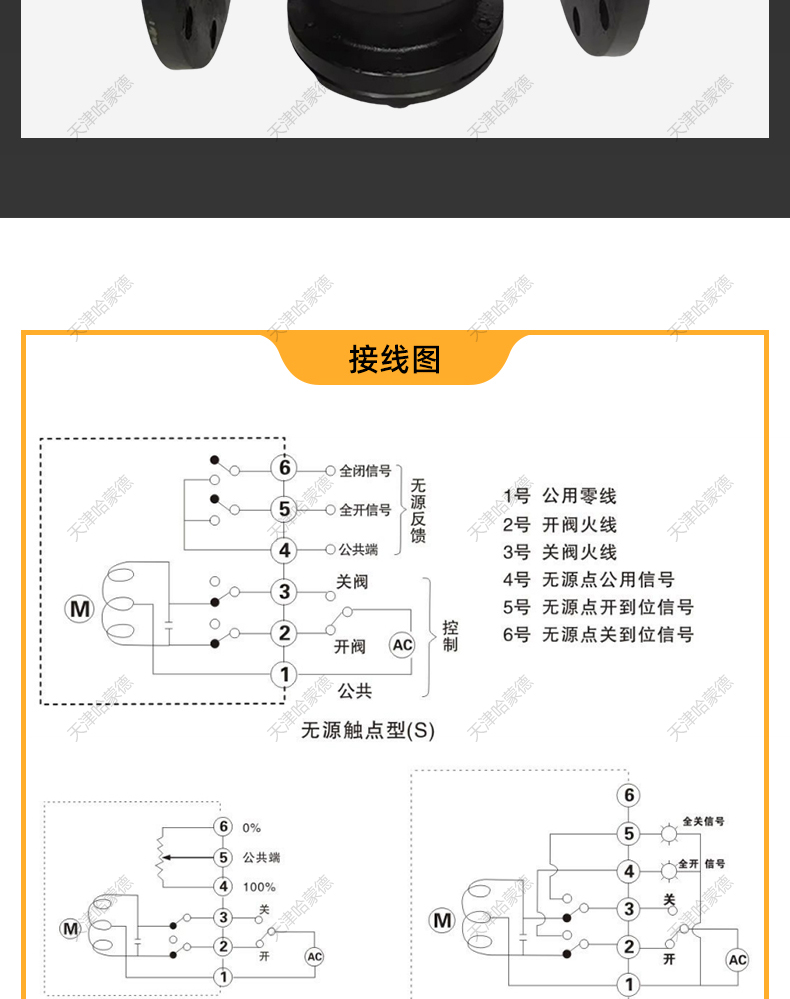 哈蒙德VB7200暖通中央空调流量比例积分法兰电动调节阀电动二通阀.jpg
