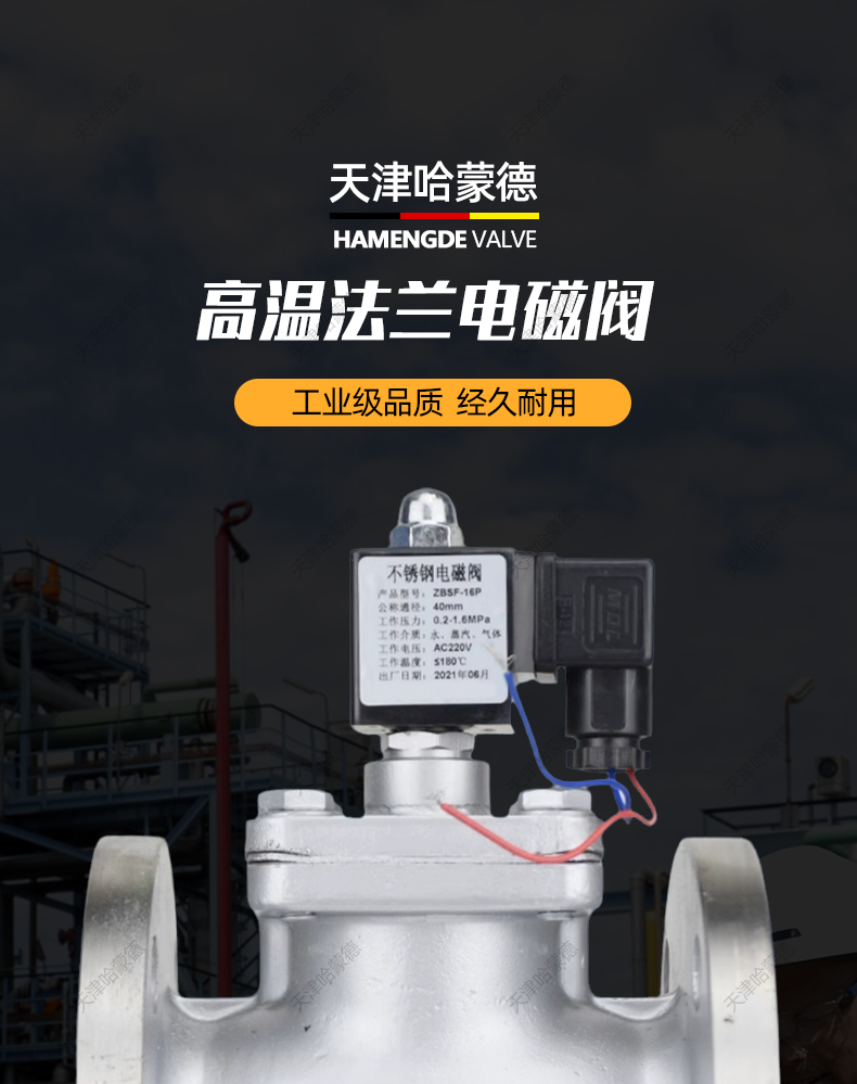 哈蒙德ZBSF全304不锈钢电磁阀法兰式常闭常开型DC24V防爆型220V.jpg