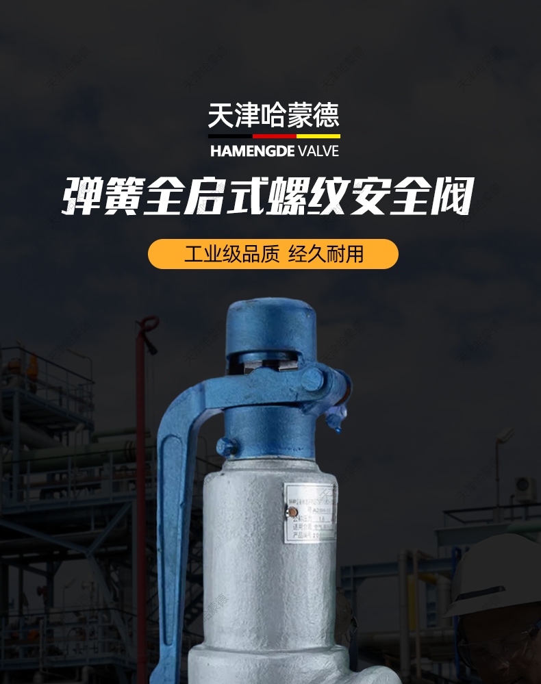 哈蒙德A28H10/16C锅炉蒸汽储气罐空气弹簧全启式安全阀泄压阀.jpg