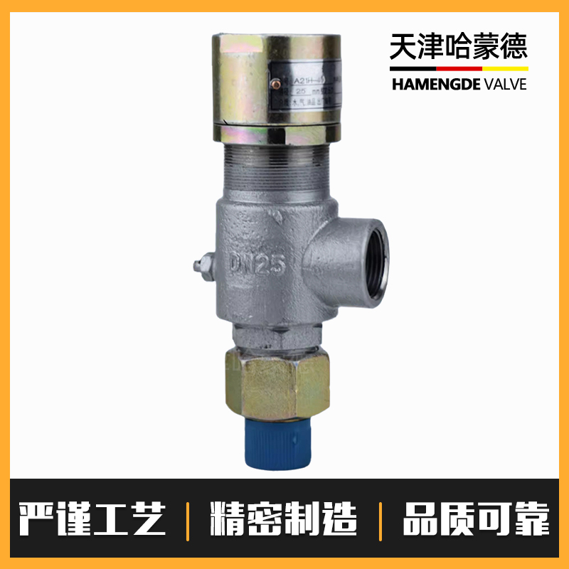 哈蒙德A21H16C/25C/40C铸钢弹簧微启封闭式外螺纹安全阀泄压阀