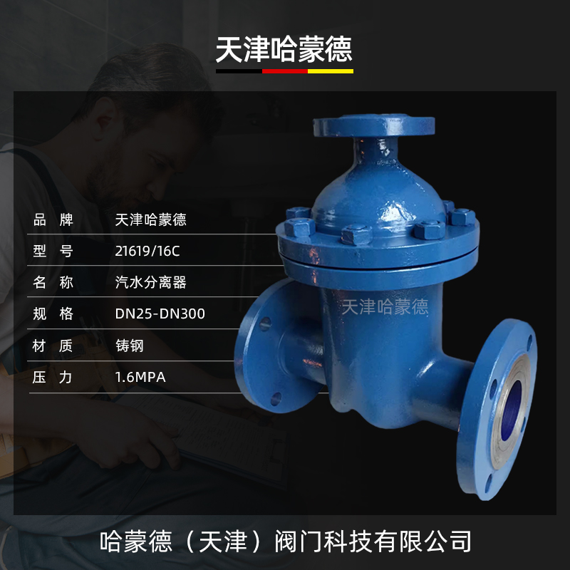 哈蒙德汽水分离器UFS锅炉高温蒸汽压缩空气铸钢法兰自动气液分离