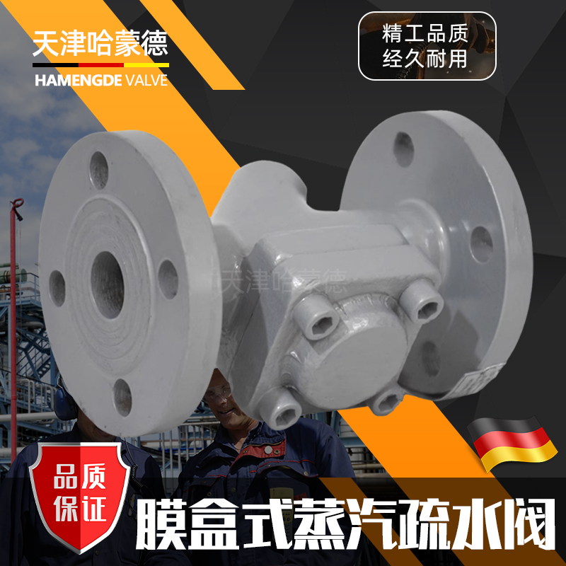 哈蒙德高灵敏铸钢法兰热静力膜盒式蒸汽疏水阀疏水器CS46H16/25C