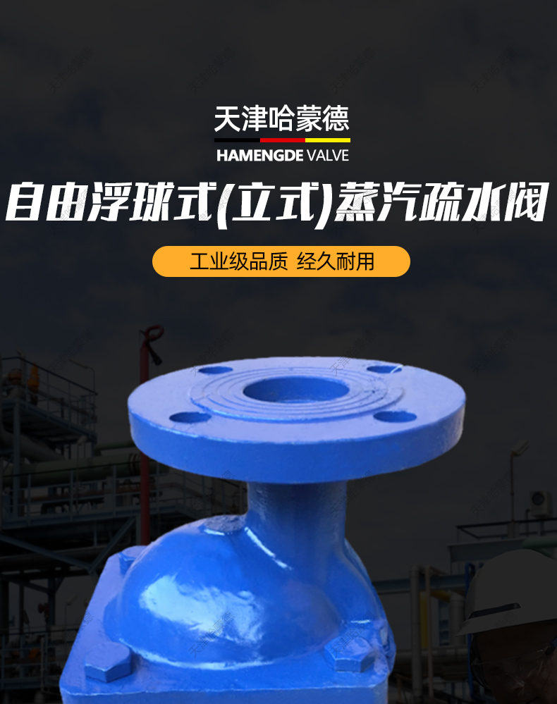 哈蒙德铸钢立式自由浮球式疏水阀疏水器高温蒸汽CS41H16C 3NL.jpg