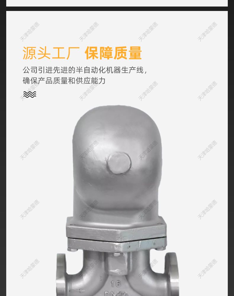 哈蒙德304不锈钢法兰杠杆浮球式蒸汽疏水阀316疏水器FT43H/W16P.jpg