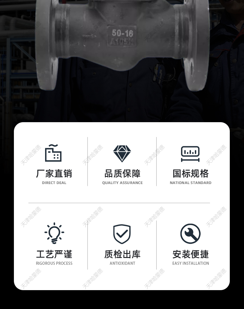 哈蒙德锻钢法兰截止阀高温高压蒸汽导热油手动阀门J41H16C A105.jpg