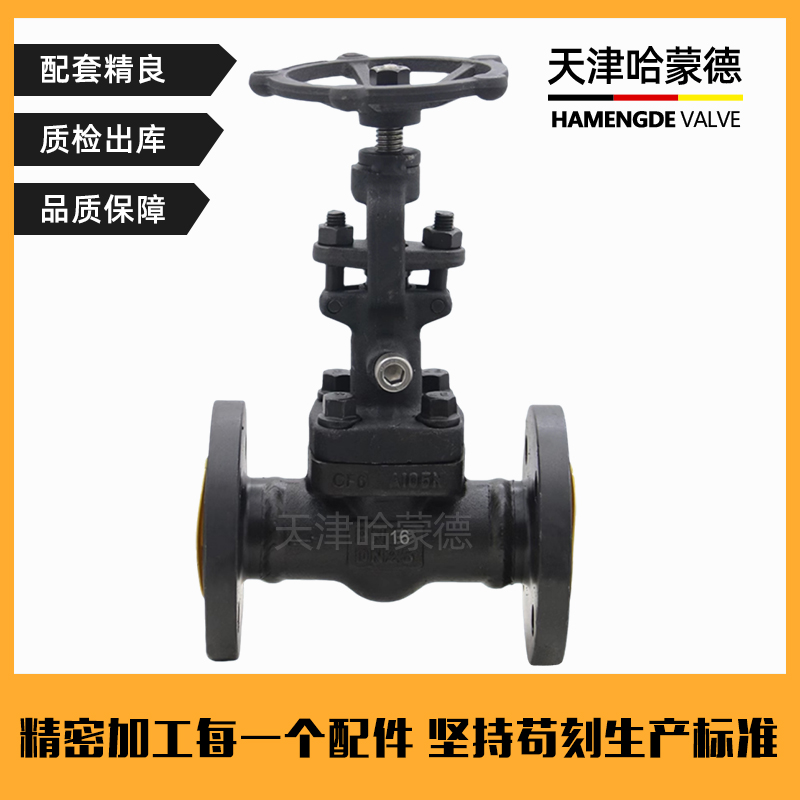 哈蒙德A105锻钢法兰真空截止阀DKJ41H-16C火电厂汽机冷凝负压水封