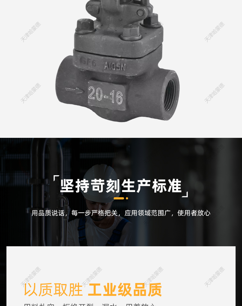 哈蒙德锻钢内螺纹截止阀J11H16C/25C锅炉化工热电厂高温蒸汽A105.jpg