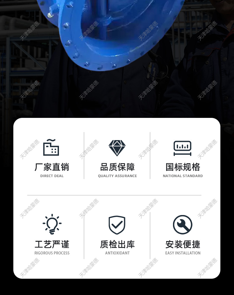 哈蒙德HH47X10/16C缓冲蝶式止回阀防震斜倒流消除水锤密封单向阀.jpg